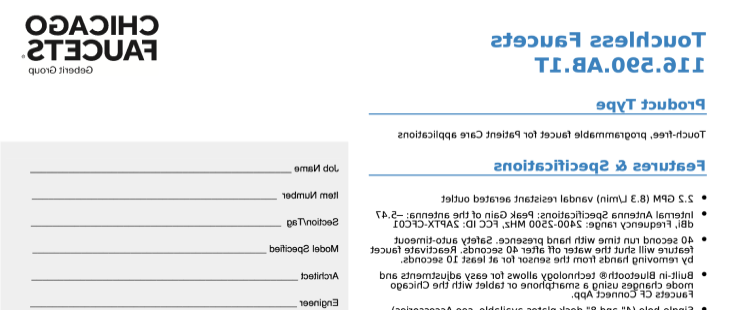 specsheet example